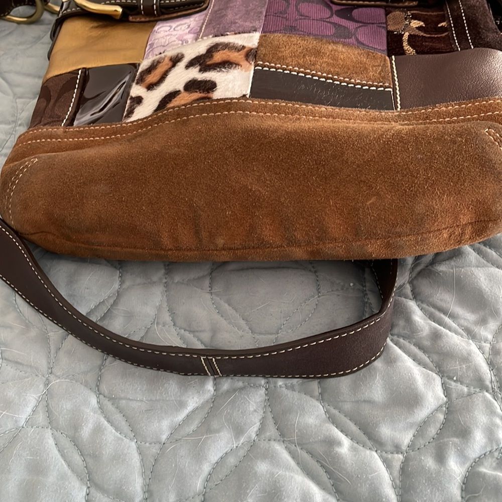 Coach patchwork Crossbody bag - Picture 6 of 9